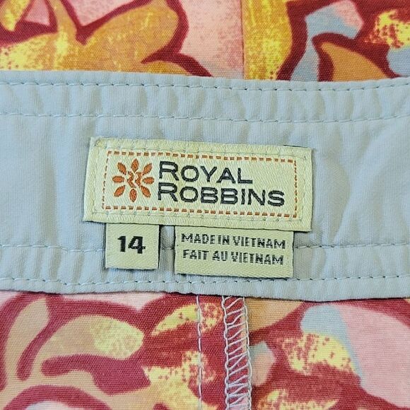 Royal Robbins Multi Color Splash Around Quick Dry UPF 30+ Mini Skirt Size 14 - Picture 5 of 10